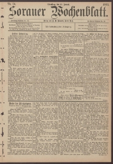 Sorauer Wochenblatt, Nr. 24. (29. Januar 1895)