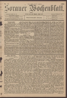 Sorauer Wochenblatt, Nr. 19. (23. Januar 1896)