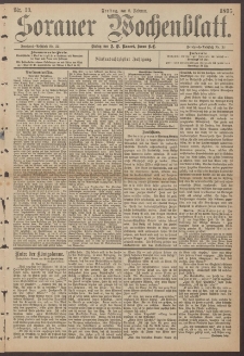 Sorauer Wochenblatt, Nr. 33. (8. Februar 1895)