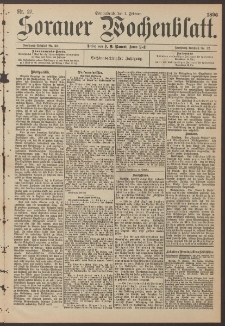 Sorauer Wochenblatt, Nr. 25. (30. Januar 1896)