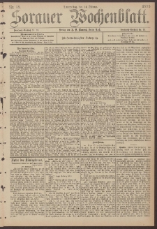 Sorauer Wochenblatt, Nr. 38. (14. Februar 1895)