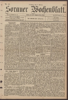 Sorauer Wochenblatt, Nr. 49. (27. Februar 1895)
