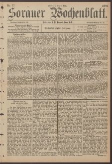 Sorauer Wochenblatt, Nr. 57. (8. M&auml;rz 1895)