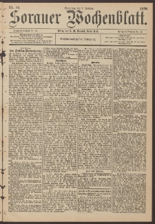 Sorauer Wochenblatt, Nr. 34. (9. Februar 1896)