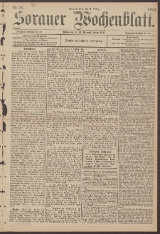 Sorauer Wochenblatt, Nr. 58. (9. M&auml;rz 1895)