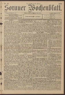 Sorauer Wochenblatt, Nr. 39. (15. Februar 1896)