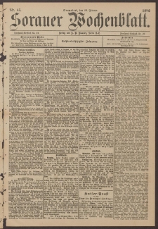 Sorauer Wochenblatt, Nr. 45. (22. Februar 1896)