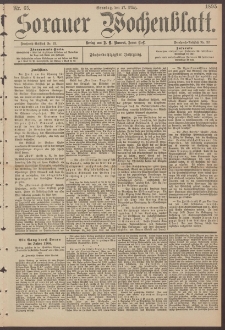 Sorauer Wochenblatt, Nr. 65. (17. März 1895)