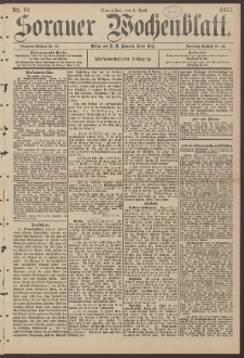 Sorauer Wochenblatt, Nr. 80. (4 April 1895)