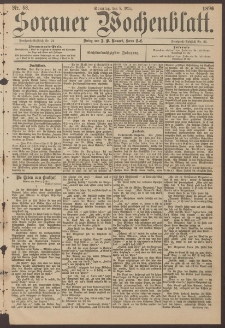 Sorauer Wochenblatt, Nr. 58. (8. M&auml;rz 1896)