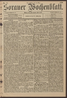 Sorauer Wochenblatt, Nr. 63. (14. M&auml;rz 1896)