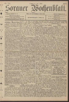 Sorauer Wochenblatt, Nr. 104. (4. Mai 1895)