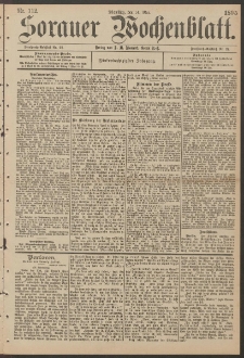 Sorauer Wochenblatt, Nr. 112. (14. Mai 1895)