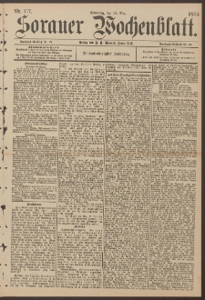 Sorauer Wochenblatt, Nr. 117. (19. Mai 1895)
