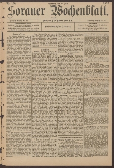 Sorauer Wochenblatt, Nr. 150. (30. Juni 1895)