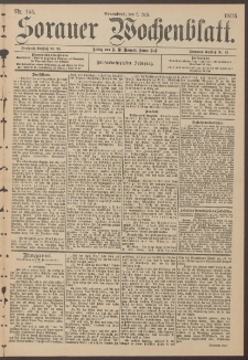 Sorauer Wochenblatt, Nr. 155. (6. Juli 1895)