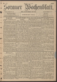Sorauer Wochenblatt, Nr. 157. (9. Juli 1895)