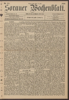Sorauer Wochenblatt, Nr. 161. (13. Juli 1895)