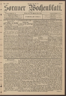 Sorauer Wochenblatt, Nr. 166. (19. Juli 1895)