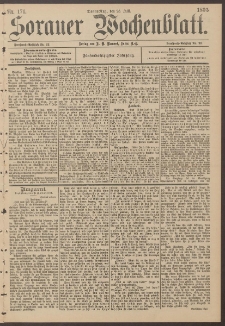 Sorauer Wochenblatt, Nr. 171. (25. Juli 1895)