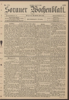 Sorauer Wochenblatt, Nr. 175. (30. Juli 1895)