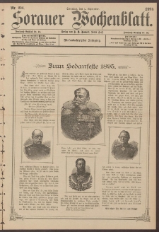 Sorauer Wochenblatt, Nr. 204. (1. September 1895)