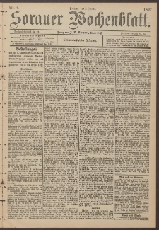 Sorauer Wochenblatt, Nr. 6. (8. Januar 1897)
