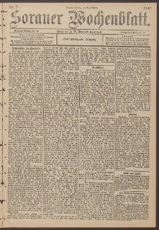 Sorauer Wochenblatt, Nr. 7. (9. Januar 1897)