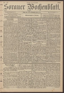 Sorauer Wochenblatt, Nr. 12. (15. Januar 1897)