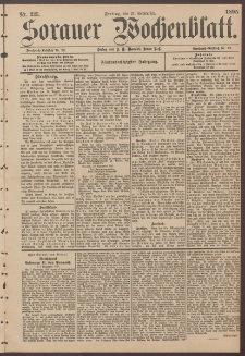 Sorauer Wochenblatt, Nr. 225. (27. September 1895)