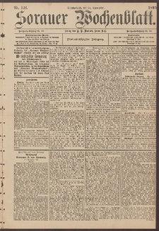 Sorauer Wochenblatt, Nr. 226. (28. September 1895)
