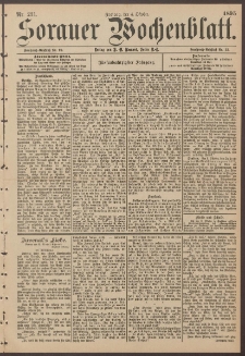 Sorauer Wochenblatt, Nr. 231. (4. Oktober 1895)