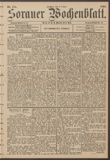 Sorauer Wochenblatt, Nr. 234. (8. Oktober 1895)