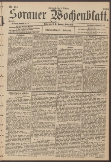 Sorauer Wochenblatt, Nr. 235. (9. Oktober 1895)