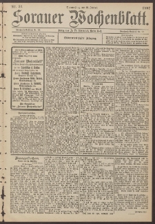 Sorauer Wochenblatt, Nr. 23. (28. Januar 1897)