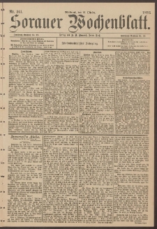 Sorauer Wochenblatt, Nr. 241. (16. Oktober 1895)