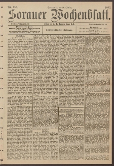 Sorauer Wochenblatt, Nr. 250. (26. Oktober 1895)