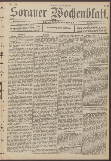 Sorauer Wochenblatt, No. 28. (3. Februar 1897)