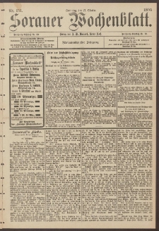 Sorauer Wochenblatt, Nr. 251. (27. Oktober 1895)