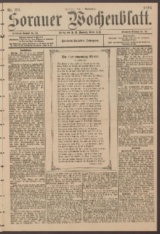 Sorauer Wochenblatt, Nr. 255. (1. November 1895)