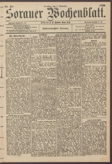 Sorauer Wochenblatt, Nr. 269. (17. November 1895)