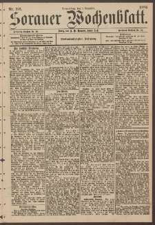 Sorauer Wochenblatt, Nr. 283. (5. Dezember 1895)
