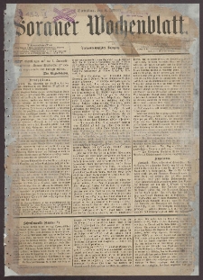 Sorauer Wochenblatt, No. 3. (9. Januar 1883)