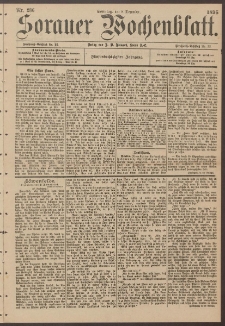 Sorauer Wochenblatt, Nr. 286. (8. Dezember 1895)