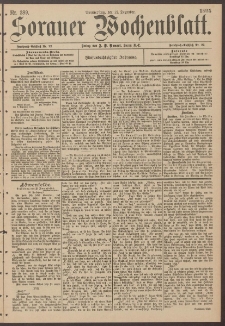 Sorauer Wochenblatt, Nr. 289. (12. Dezember 1895)