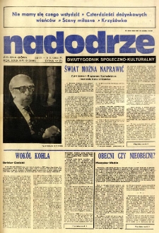 Nadodrze: dwutygodnik społeczno-kulturalny, nr 19 (22 IX - 5 X 1985 R.)
