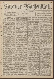 Sorauer Wochenblatt, Nr. 34. (10. Februar 1897)