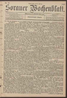 Sorauer Wochenblatt, Nr. 35. (11. Februar 1897)