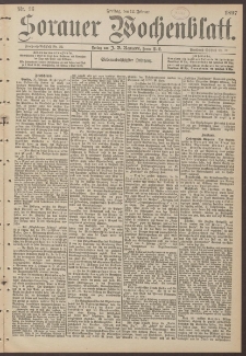 Sorauer Wochenblatt, Nr. 36. (12. Februar 1897)