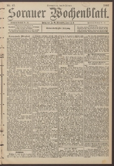 Sorauer Wochenblatt, Nr. 43. (20. Februar 1897)
